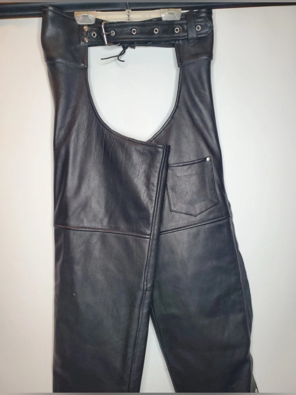 Leather Chaps Name Of Quality Products Motorcycle Riding Removable Quilting XL